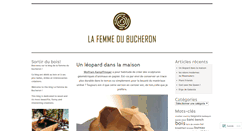 Desktop Screenshot of lafemmedubucheron.com